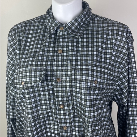 Sportif Vintage Plaid Flannel Button Up - Picture 2 of 9